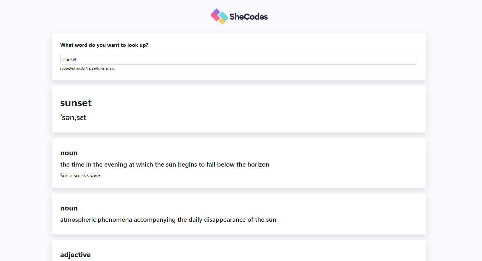 Weather Project Preview