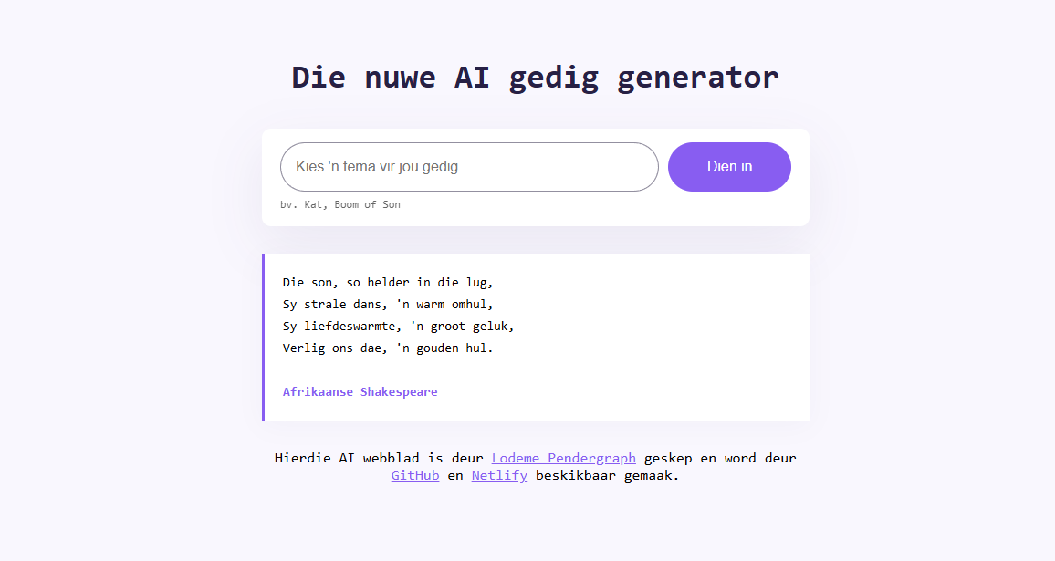 Poems Project Preview